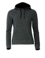 Dames Hoodie Clique Classic Anthracite Melange